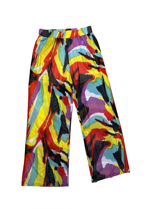 Ashley Stewart Pants - ⭐️ NWOT Ashley Stewart Multicolor Abstract Print Pants - size 10/12